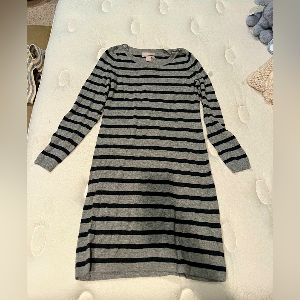 Banana republic striped sweater dress